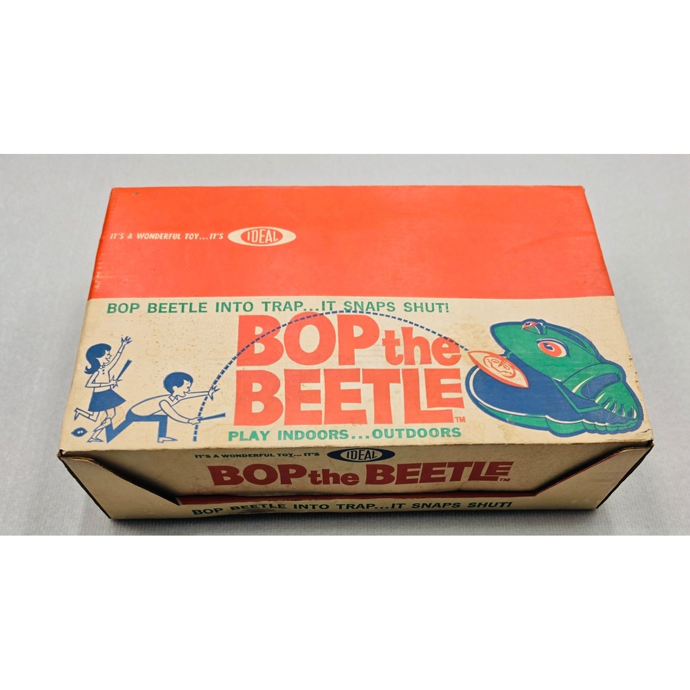 Ideal Bop the Beetle Game Vintage 1962 Kids Multi Color Retro Action Game